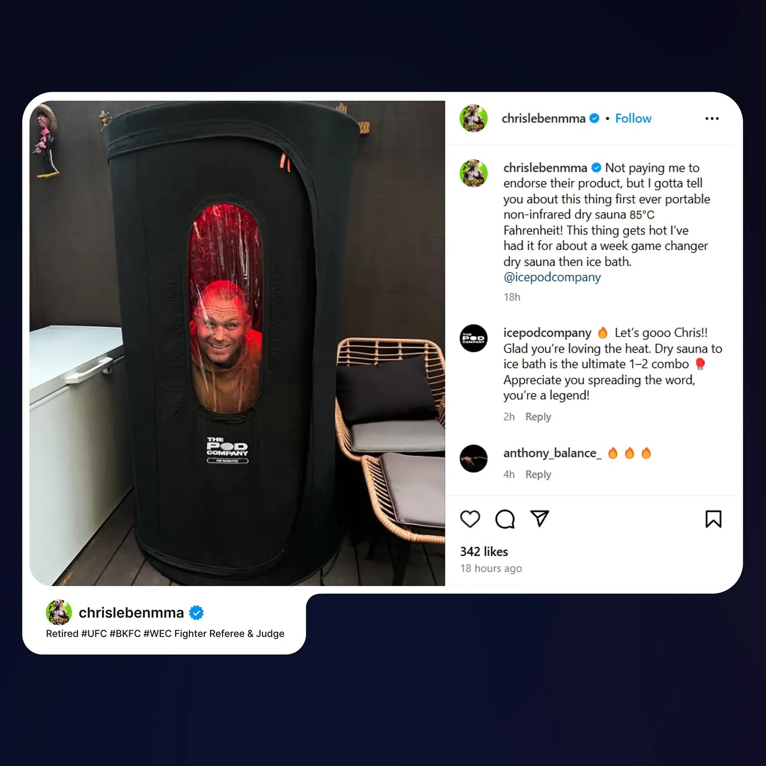 The Sauna Pod Portable Hot Air Sauna - Patent Pending Heating Technology Delivers Real Sauna Anywhere