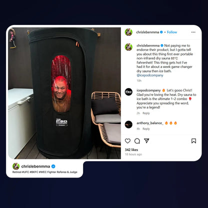 The Sauna Pod Portable Hot Air Sauna - Patent Pending Heating Technology Delivers Real Sauna Anywhere
